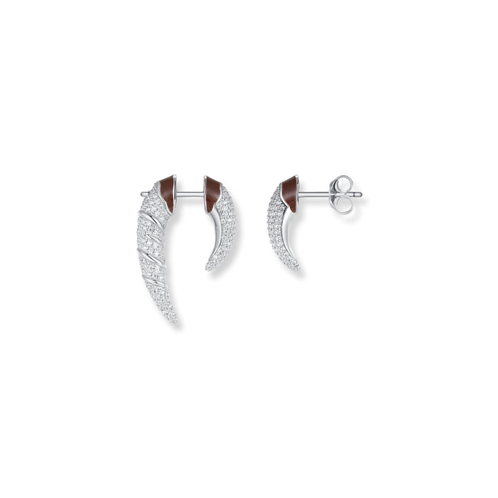 Seinerzeit Bright Elfenbein Ohrstecker - SZA-2990-418
