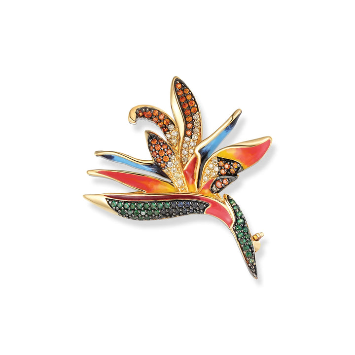 Paradise Flowers Pendant/Brooch - SZA-3960-402