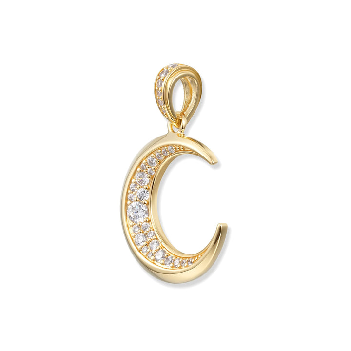 Seinerzeit Muna Gold Mond Anhänger - SZA-3960-462