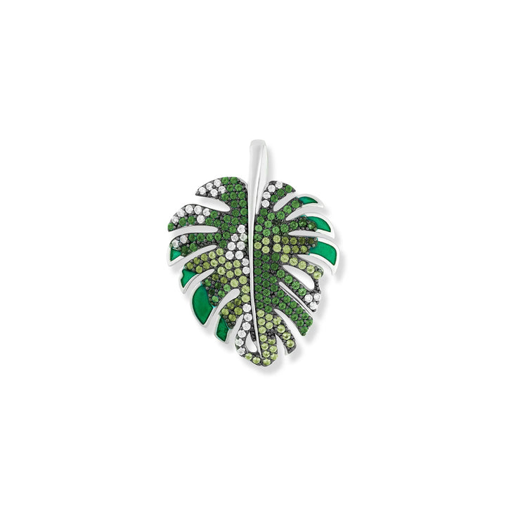 Pendentif feuille de Monstera Malu d&