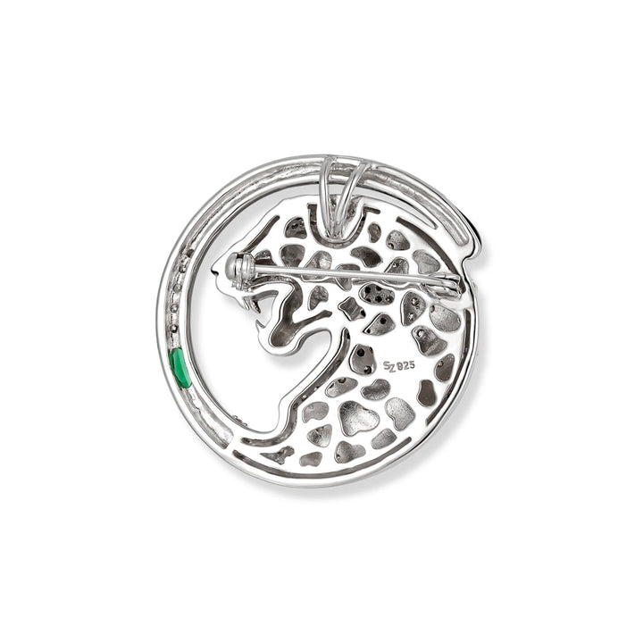 Seinerzeit Jasper Leoparden Anhänger/Brosche - SZA-3990-410