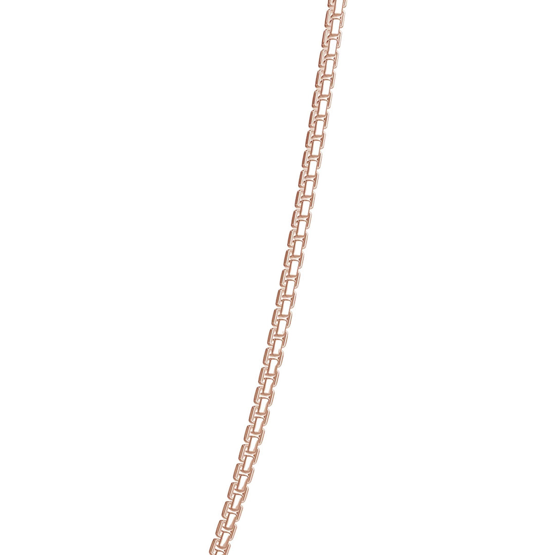Seinerzeit Boxkette rosévergoldet