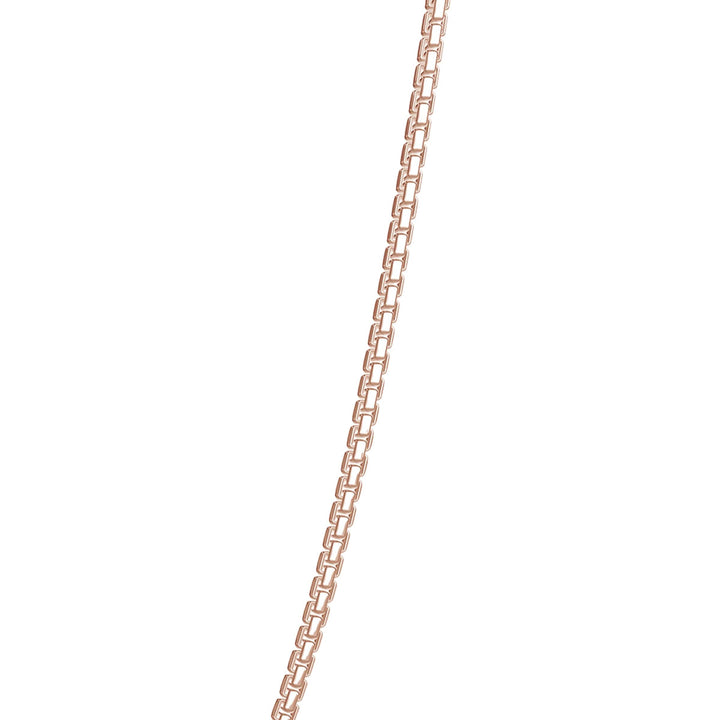 Seinerzeit Boxkette rosévergoldet