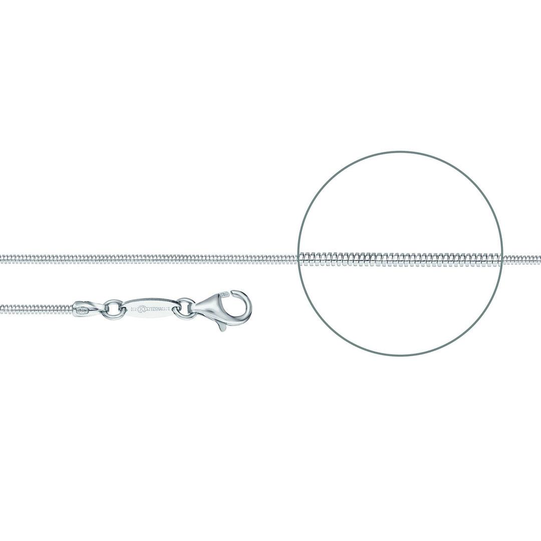 Der Kettenmacher Torokette Silber Diamantiert