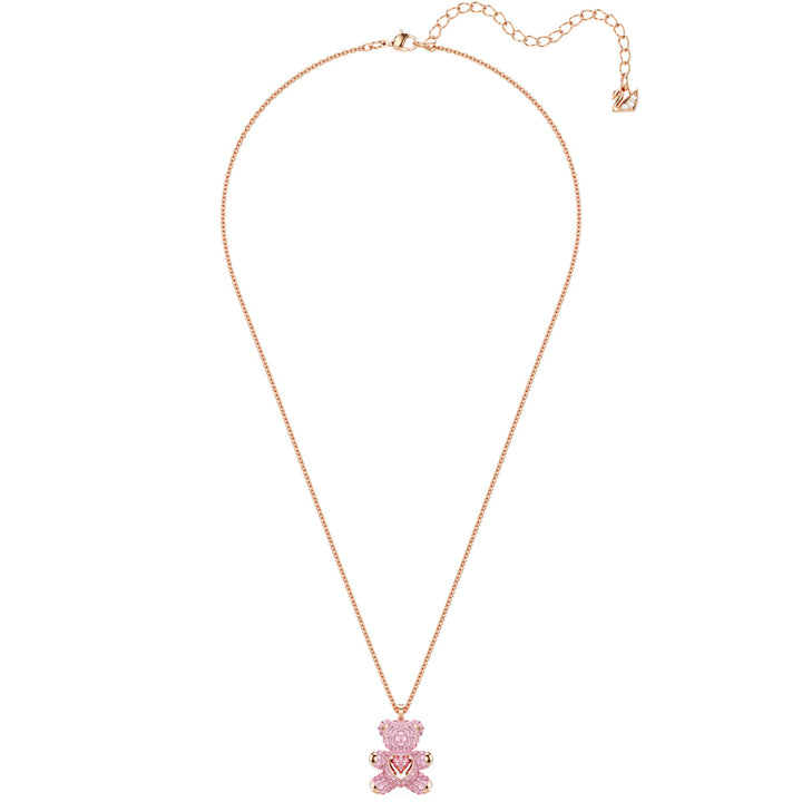 Swarovski Teddy Halskette Bär Rosa Roségold Legierungsschicht - 5642976