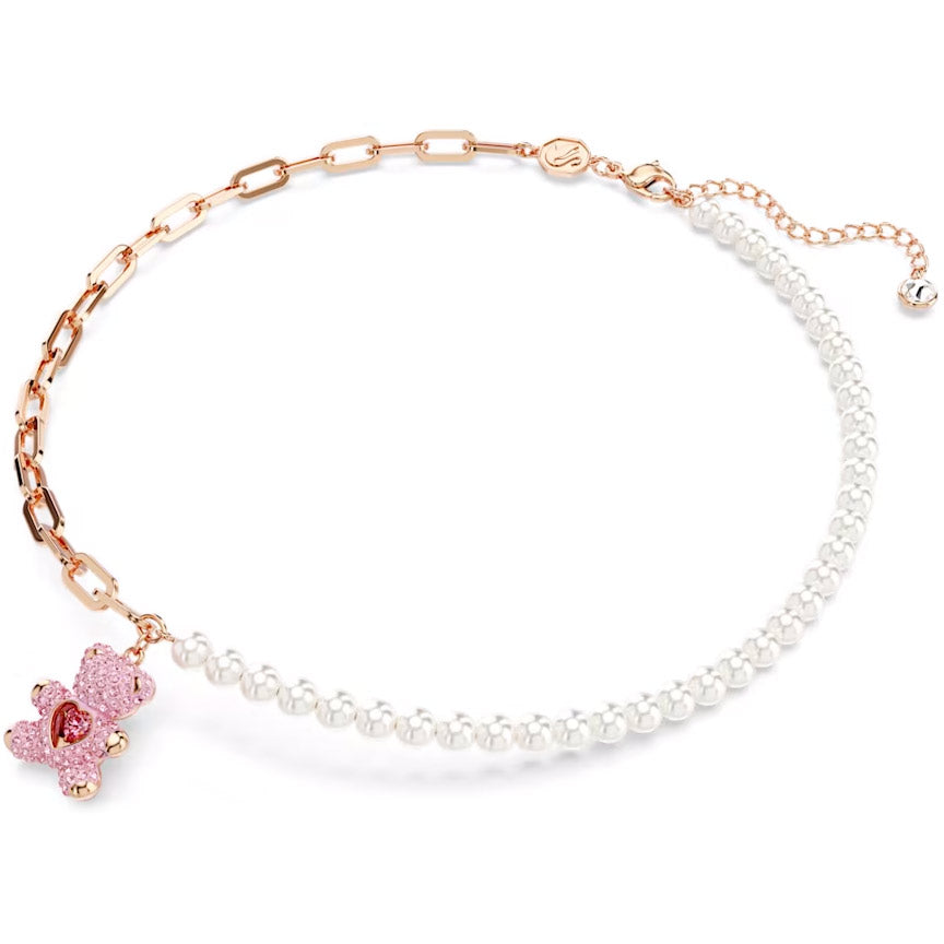 Swarovski Teddy Kristallperle Bär Rosa Roségold Legierungsschicht - 5669166