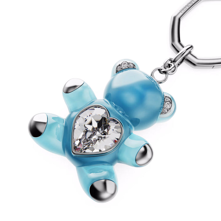 Swarovski Teddy Schlüsselanhänger Bär Blau Rhodiniert - 5733826