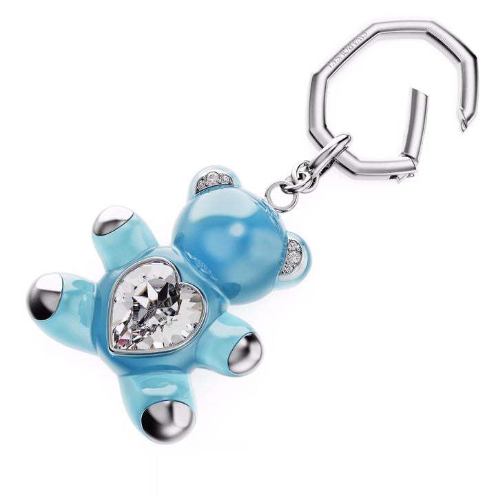 Swarovski Teddy Schlüsselanhänger Bär Blau Rhodiniert - 5733826