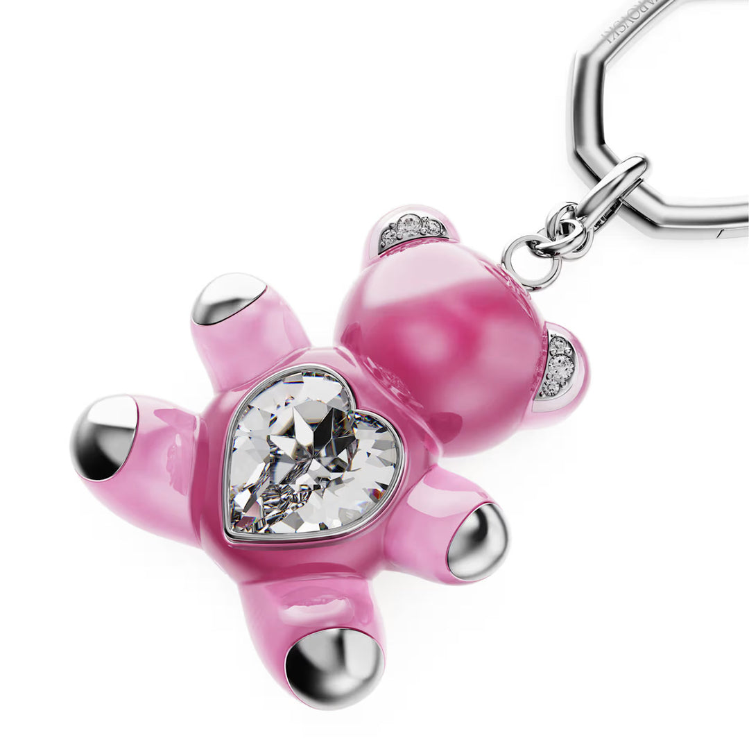 Swarovski Teddy Schlüsselanhänger Bär Rosa Rhodiniert - 5735365
