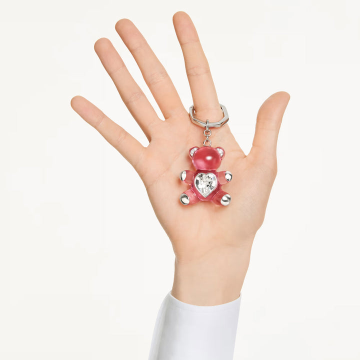 Swarovski Teddy Schlüsselanhänger Bär Rosa Rhodiniert - 5735365