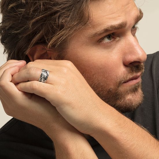 Thomas Sabo Ring Feder Pavé - TR2159-643-11