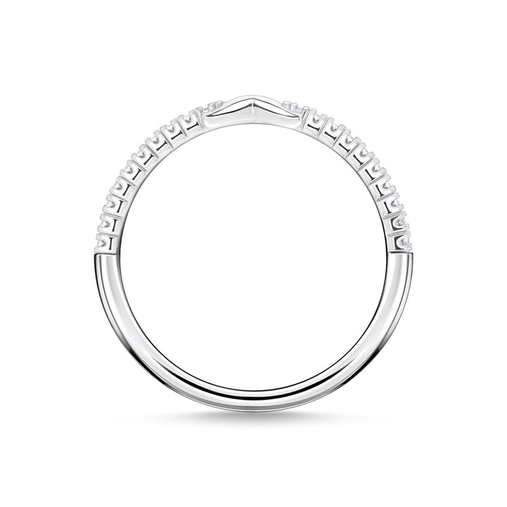 Thomas Sabo Ring Infinity Mit Weissen Steinen Silber - TR2322-051-14