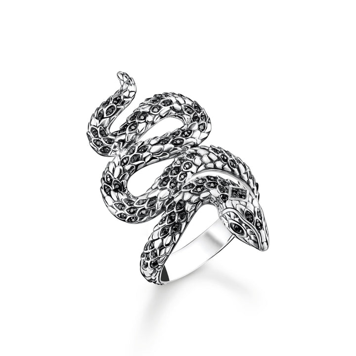 Thomas Sabo Ring Geschwärzt Schlange - TR2418-643-11