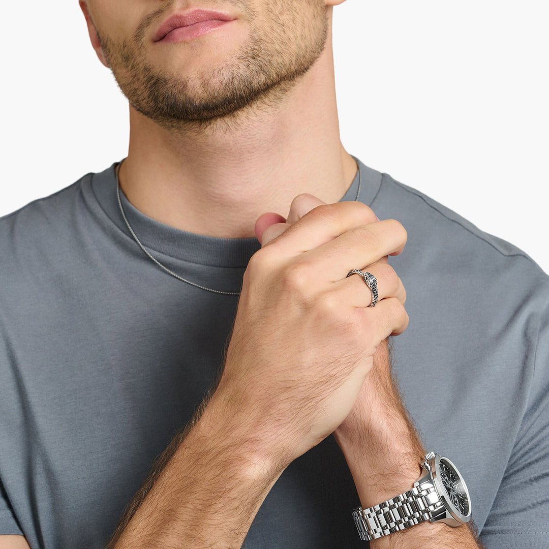 Thomas Sabo Ring Geschwärzt Schlange - TR2419-643-11