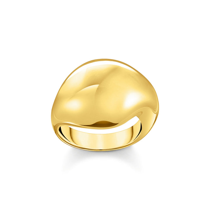 Thomas Sabo Ring in organischer Tropfenform vergoldet - TR2470-413-39