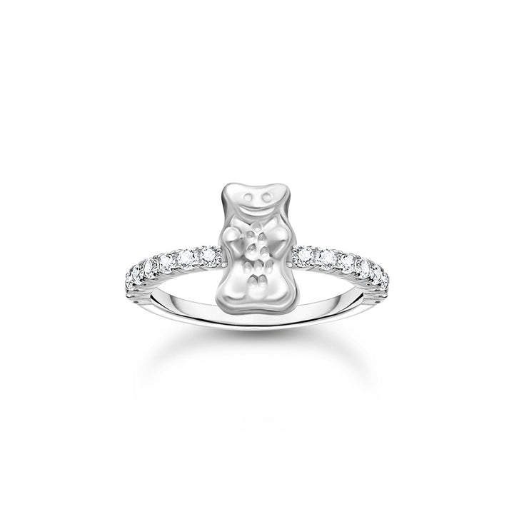 Thomas Sabo Ring mit HARIBO Goldbär und Steinen Silber - TR2504-051-14