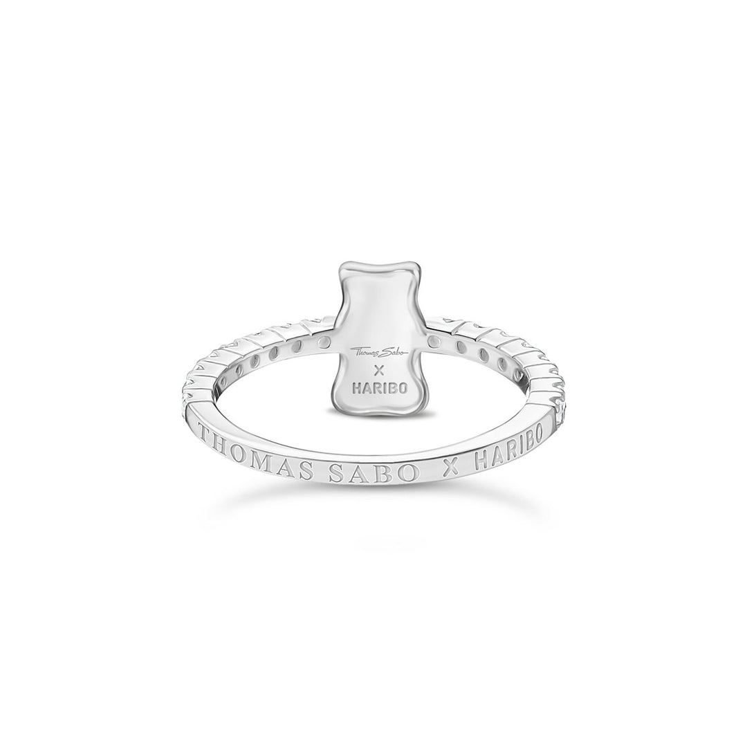 Thomas Sabo Ring mit HARIBO Goldbär und Steinen Silber - TR2504-051-14