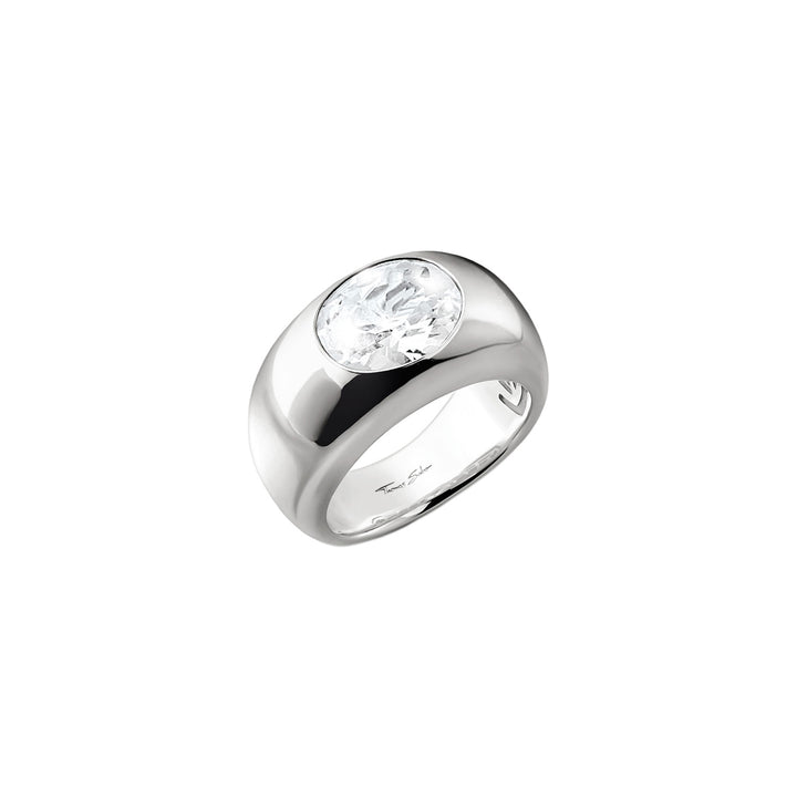 Thomas Sabo Bague zirconium blanc Bold Elegance argent - TR2520-051-14