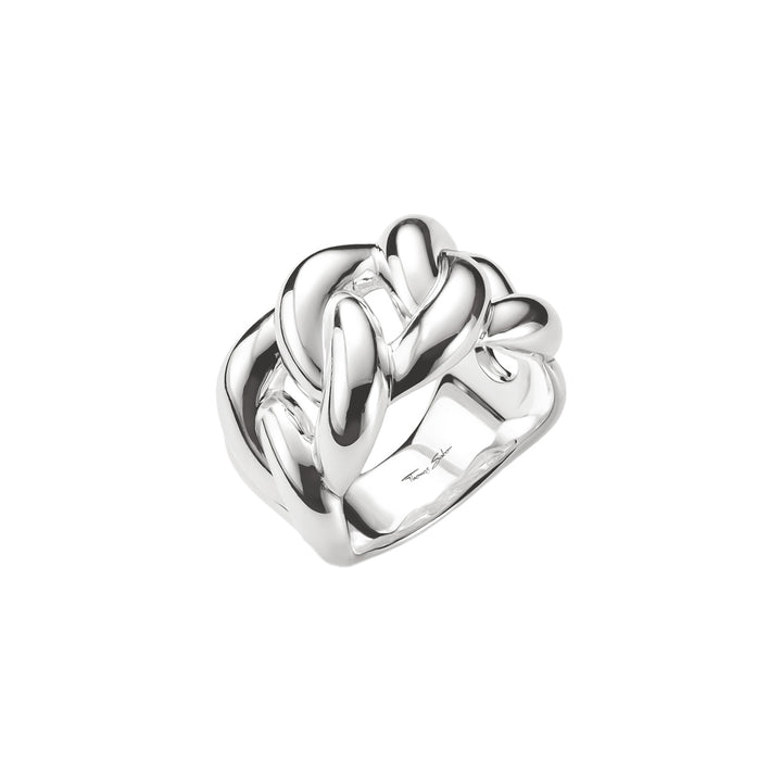 Thomas Sabo Plaited Ring Bold Elegance Silver - TR2521-001-21