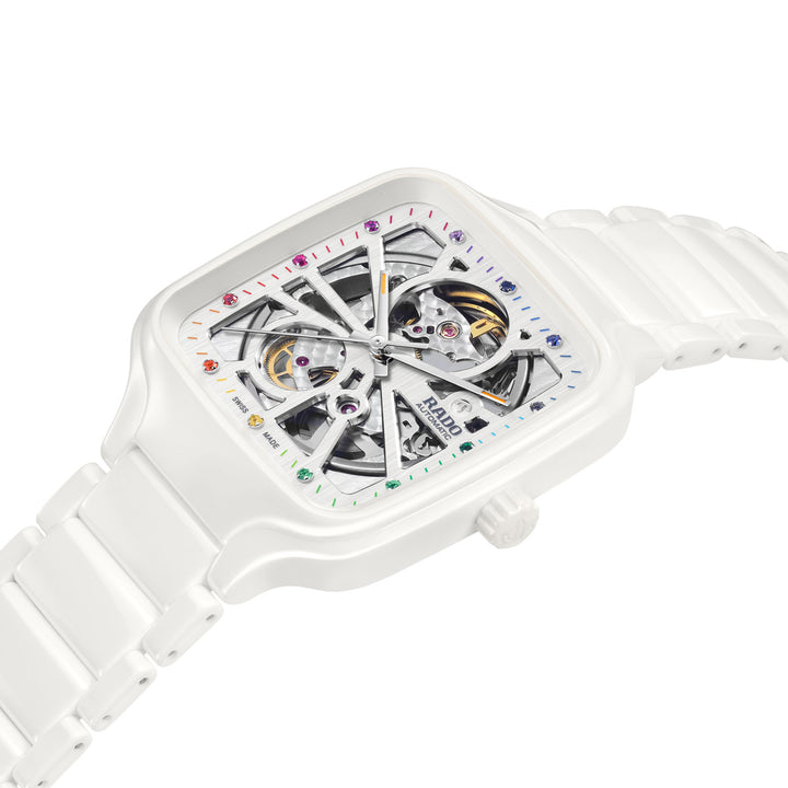 Rado True Square Automatic Open Heart Diamonds - R27073712