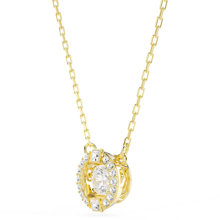 Swarovski Una Angelic Halskette Verschiedene Schliffe Weiss 18K goldbeschichtet - 5758061