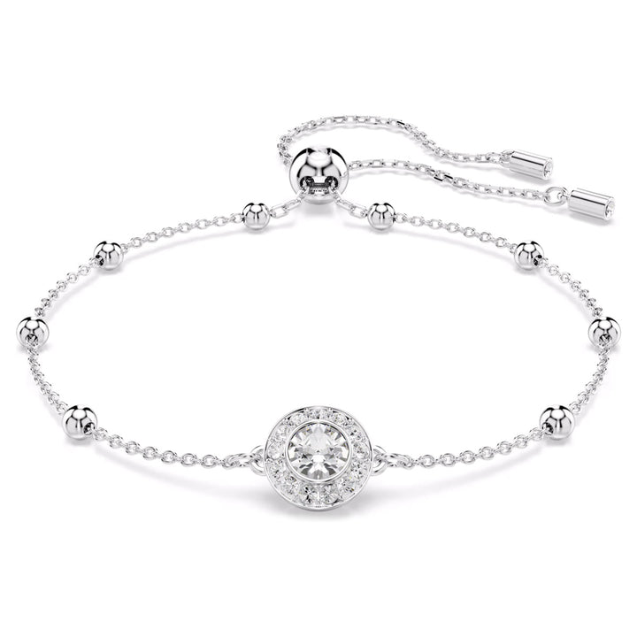 Swarovski Bracelet Una Angelic Taille ronde Blanc Métal rhodié - 5733196