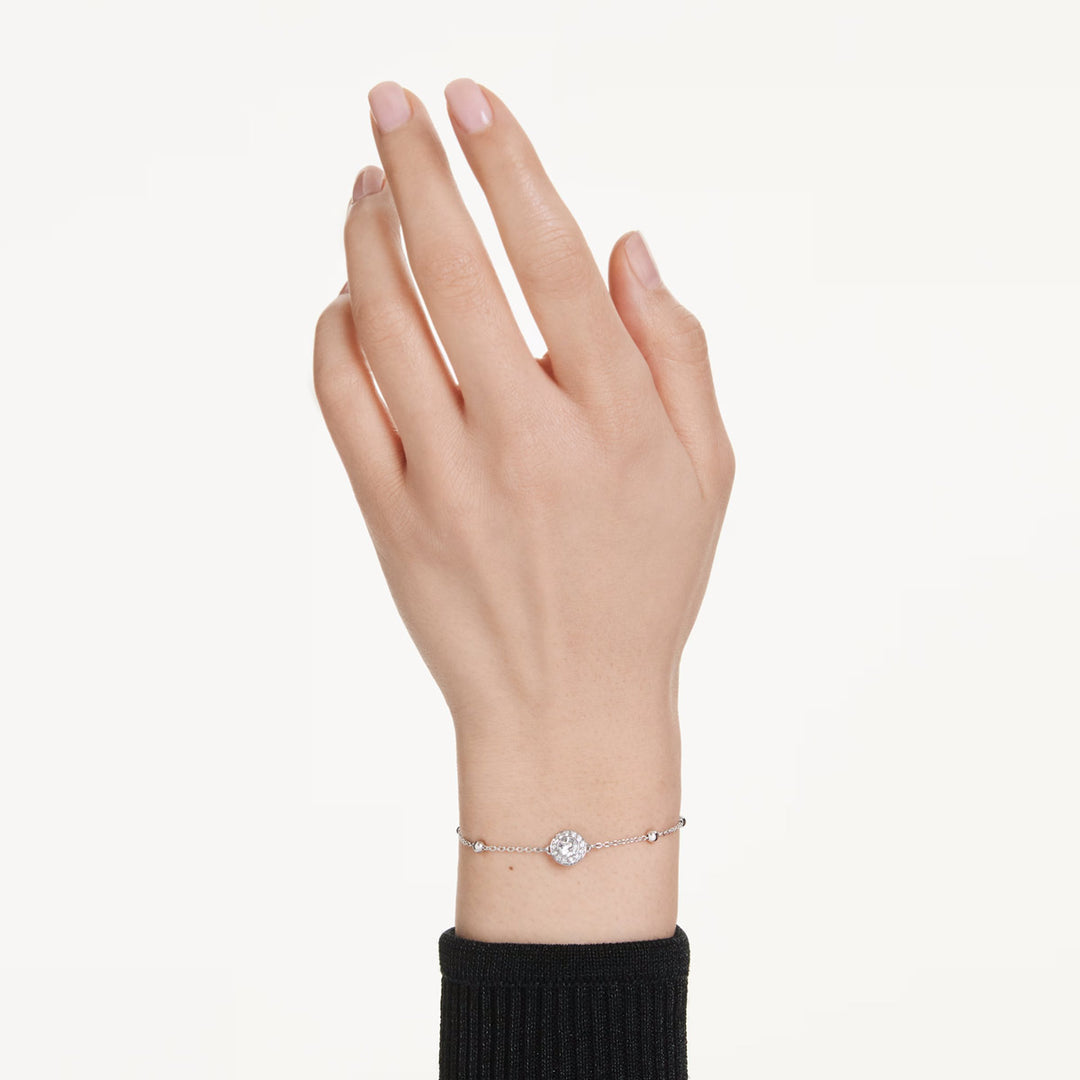 Swarovski Una Angelic Armband Rundschliff Weiss Rhodiniert - 5733196