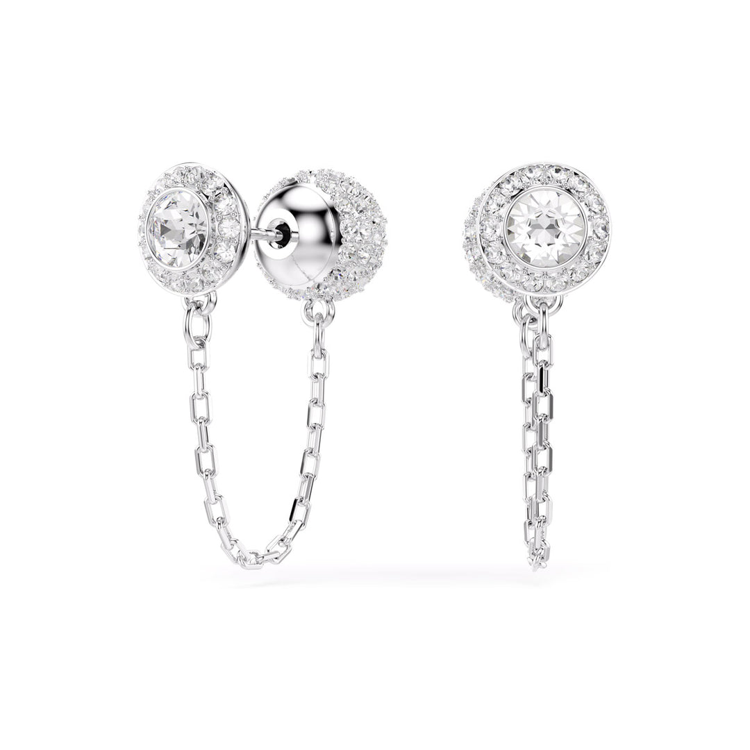 Swarovski Una Angelic Drop Ohrhänger Rundschliff Weiss Rhodiniert - 5732273
