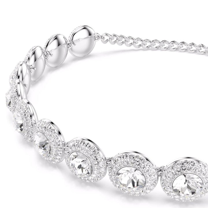 Swarovski Una Angelic Halsband Weiss Rhodiniert - 5733194