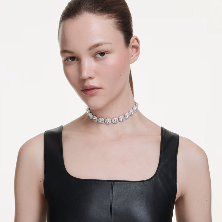 Swarovski Una Angelic Halsband Weiss Rhodiniert - 5733194