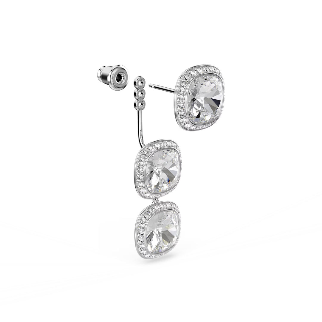 Swarovski Una Angelic Ohrringe Kissenschliff Weiss Rhodiniert - 5754342