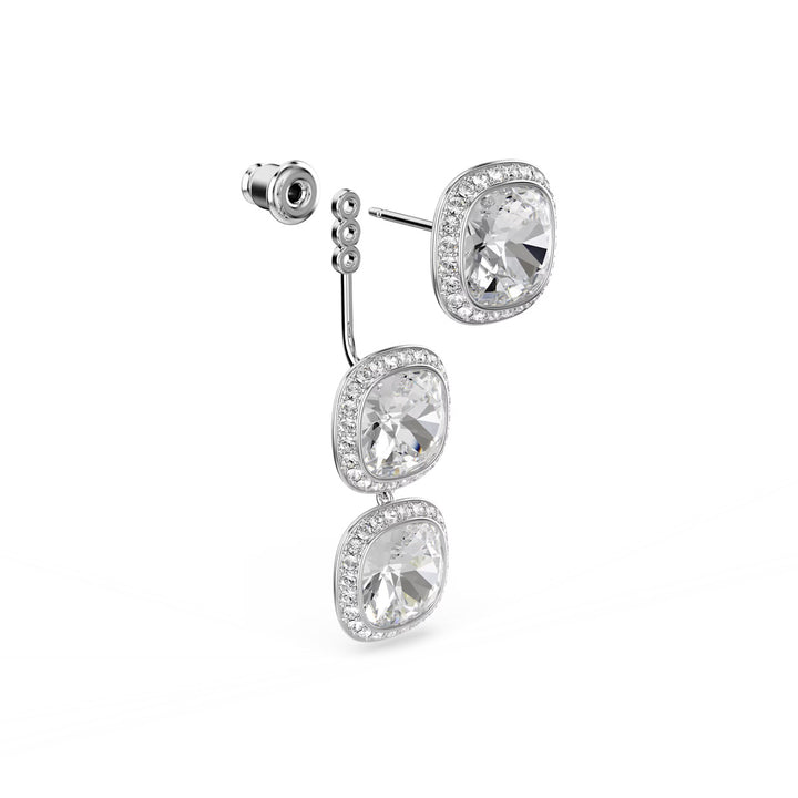 Swarovski Una Angelic Ohrringe Kissenschliff Weiss Rhodiniert - 5754342