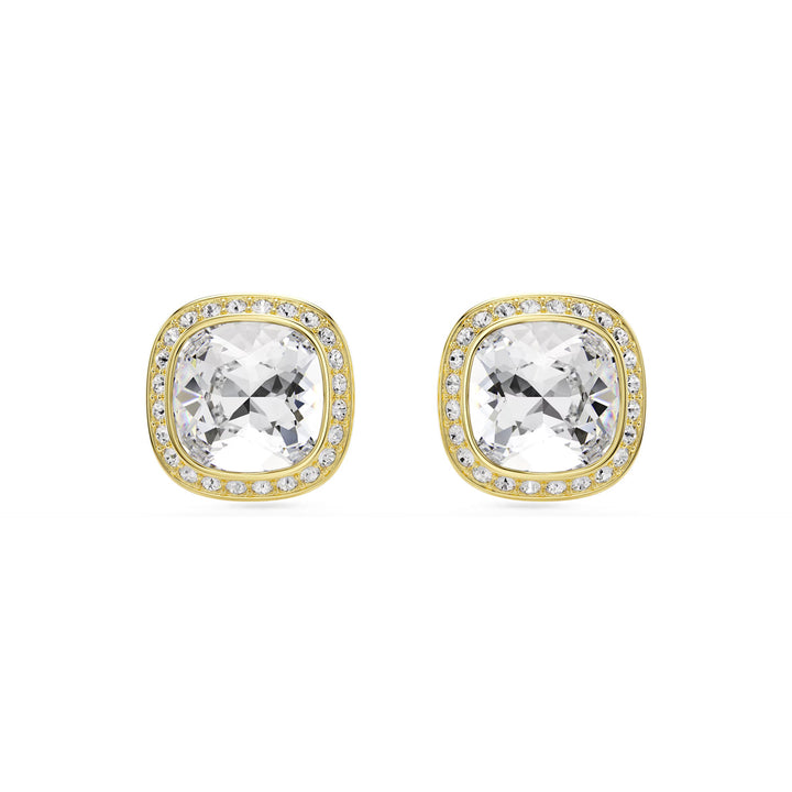 Swarovski Una Angelic Ohrstecker Kissenschliff Weiss 18K goldbeschichtet - 5764762