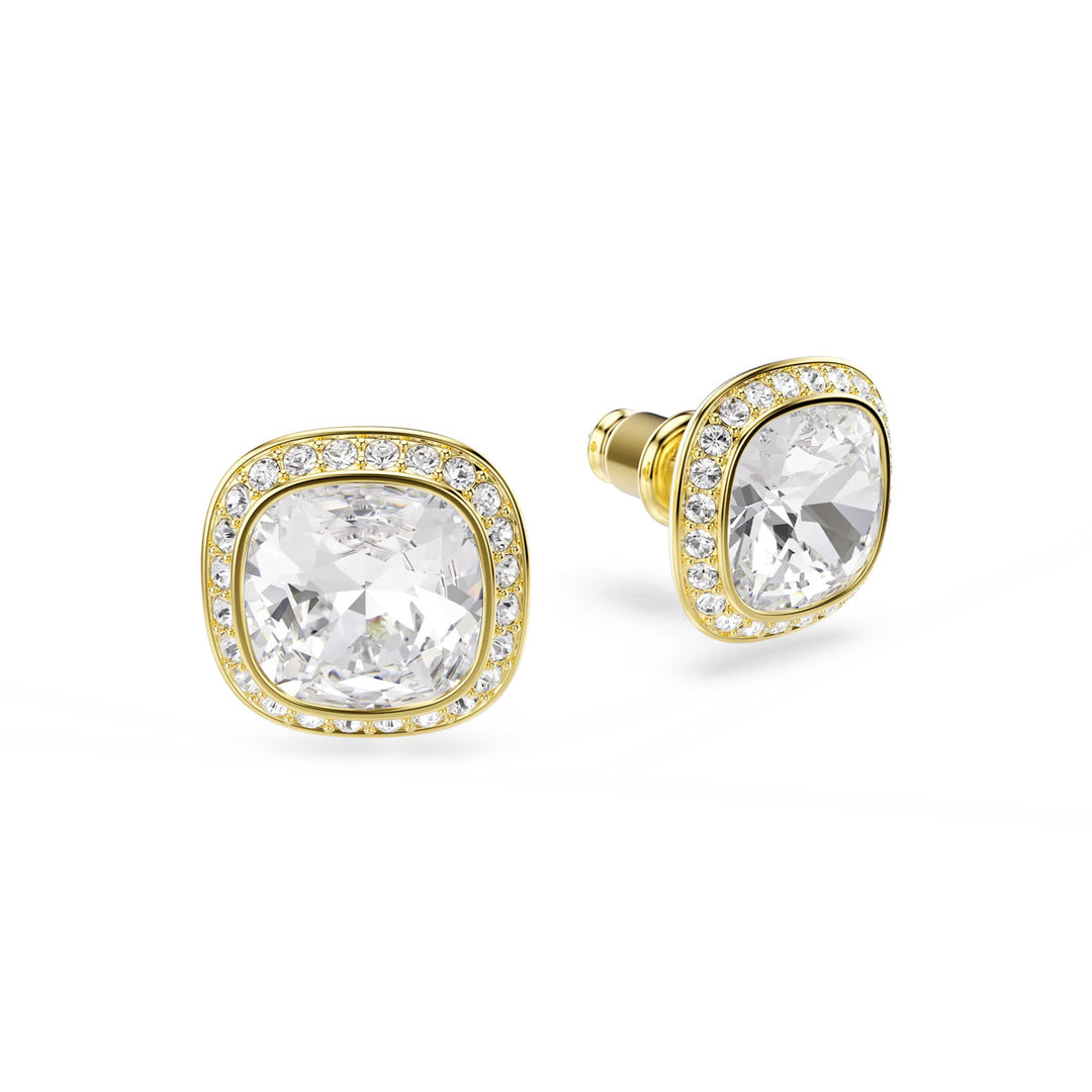 Swarovski Una Angelic Ohrstecker Kissenschliff Weiss 18K goldbeschichtet - 5764762