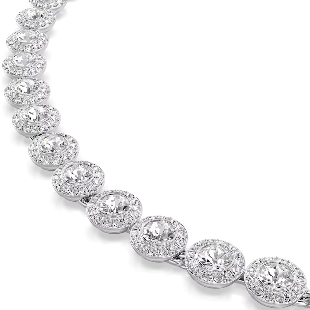 Swarovski Una Angelic Set Rundschliff Weiss Rhodiniert - 5367853