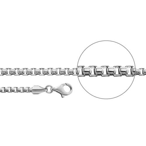 Der Kettenmacher Venezianerkette Silber Rund 3,3mm 60cm - V5-60S