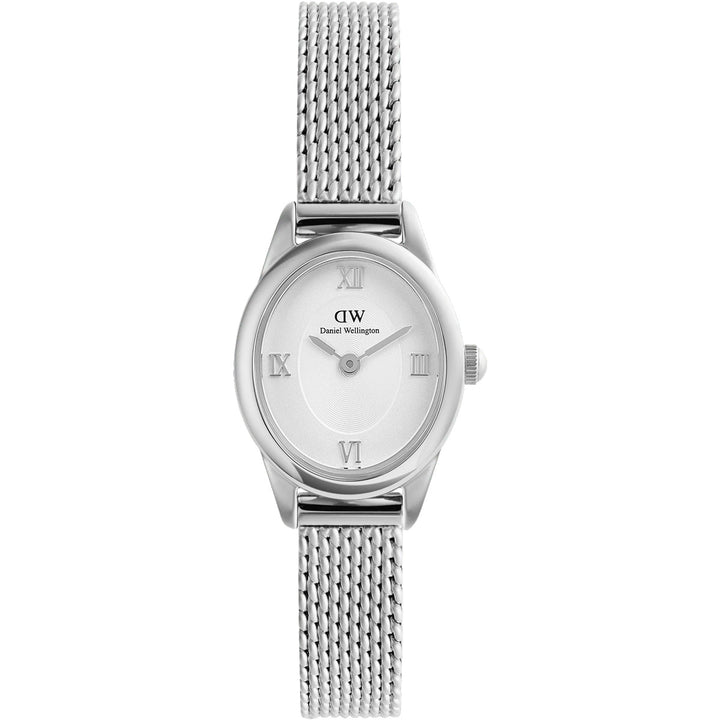 Daniel Wellington Ophelia Mini Mesh White Silver - DW00100938