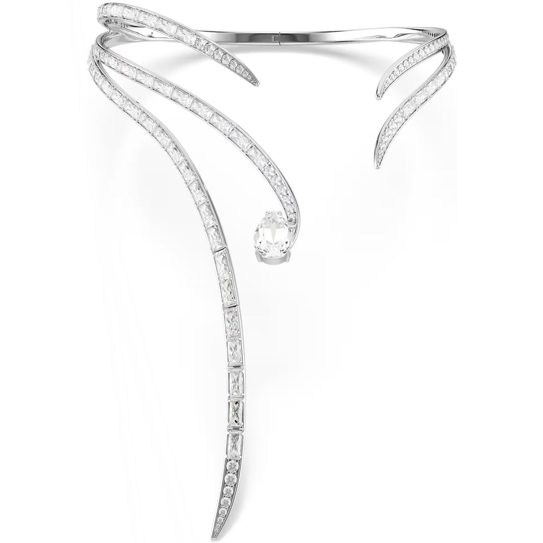 Swarovski Collana Vienna Taglio misto Bianca Placcato rodio - 5749067