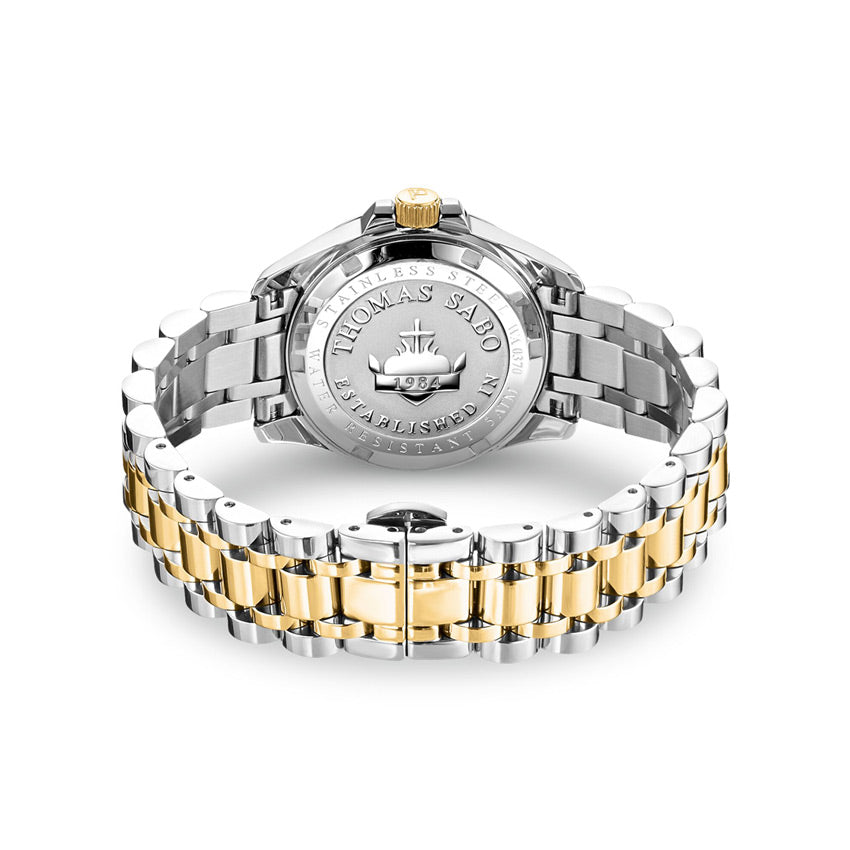 Thomas Sabo Damenuhr Bicolor gold silber - WA0370-291-203