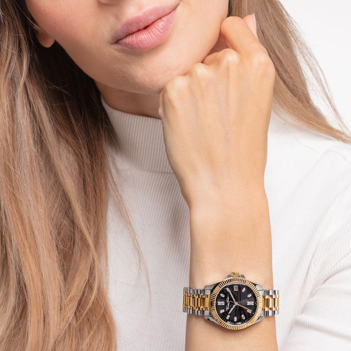 Thomas Sabo Damenuhr Bicolor gold silber - WA0370-291-203