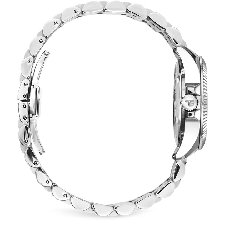Thomas Sabo Damenuhr Divine Pink mit weissen Steinen silberfarben - WA0401-201-204