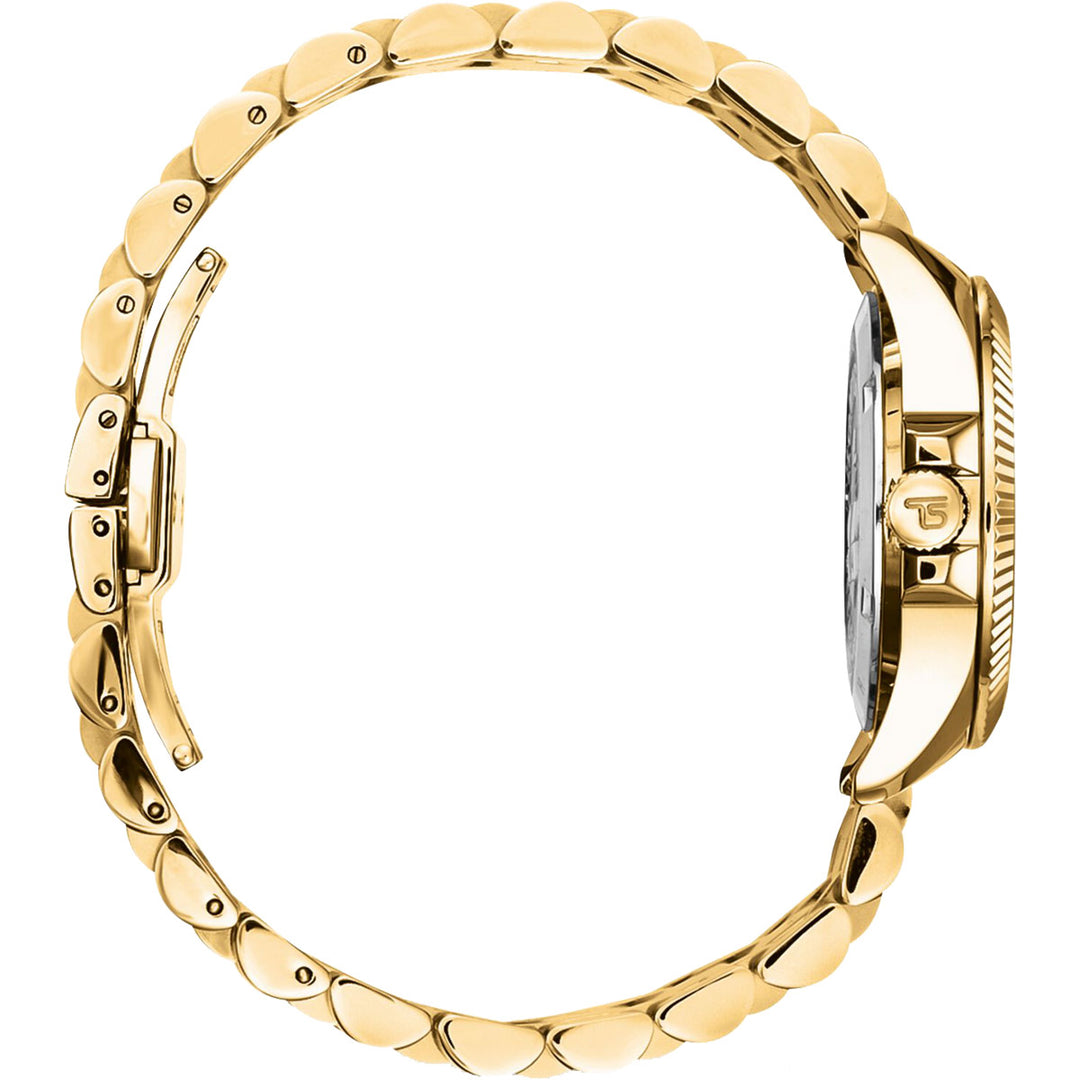 Thomas Sabo Damenuhr schwarzes Zifferblatt goldfarben - WA0431-291-207