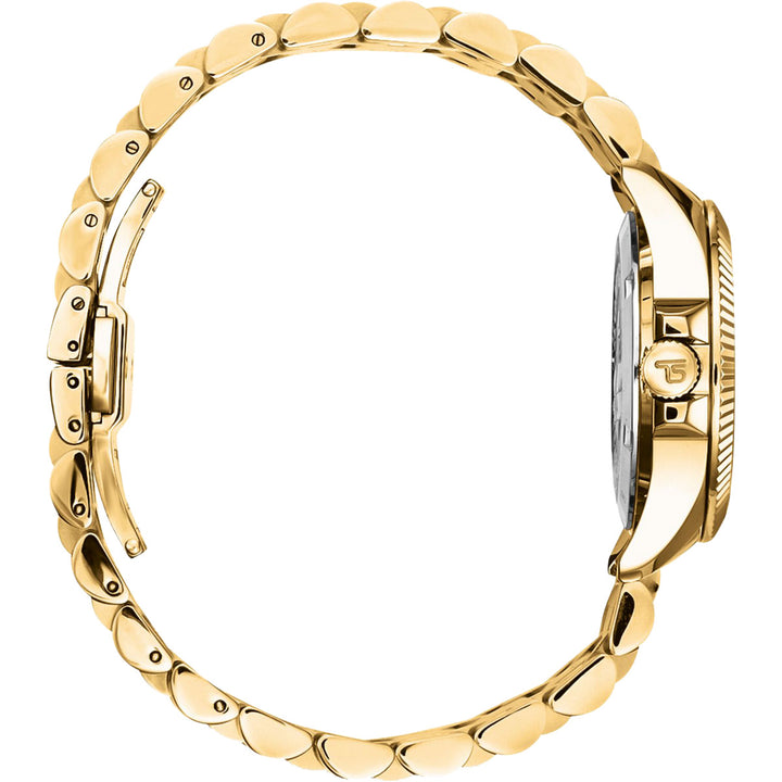 Thomas Sabo Damenuhr schwarzes Zifferblatt goldfarben - WA0431-291-207