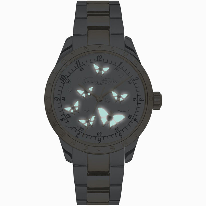 Thomas Sabo Damenuhr mit Schmetterlingen Bicolor - WA0433-291-202