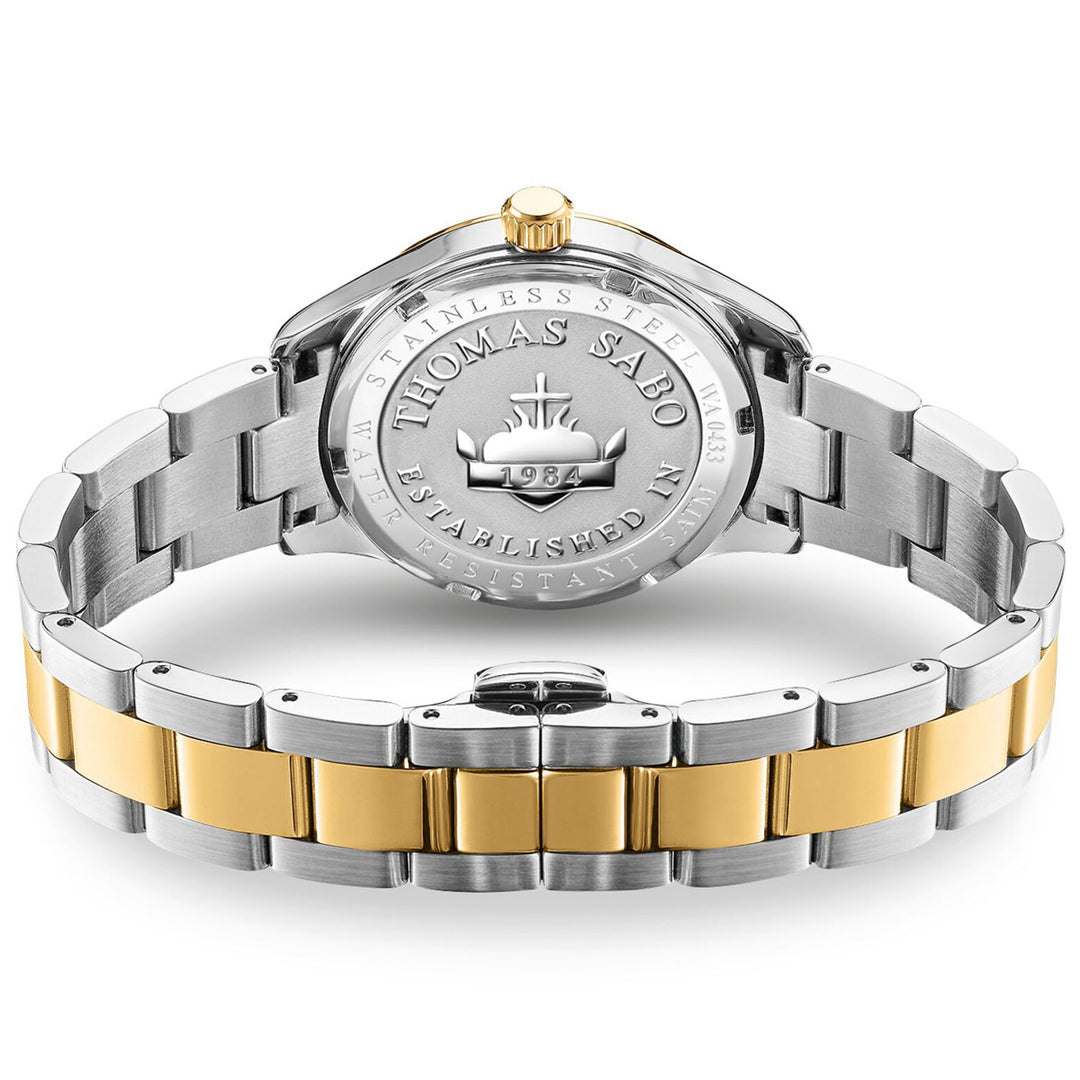 Thomas Sabo Damenuhr mit Schmetterlingen Bicolor - WA0433-291-202