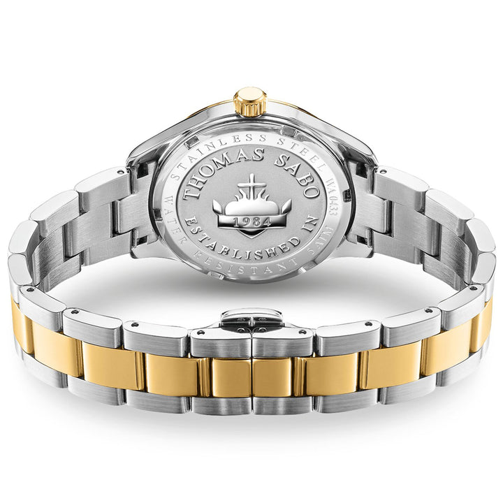 Thomas Sabo Damenuhr mit Schmetterlingen Bicolor - WA0433-291-202