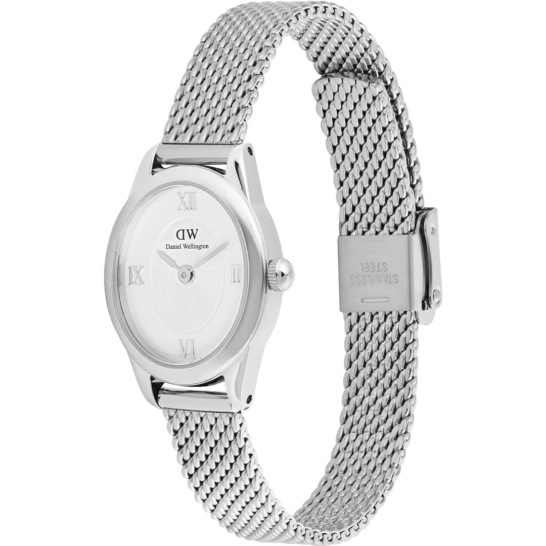 Daniel Wellington Ophelia Mini Mesh White Silver - DW00100938