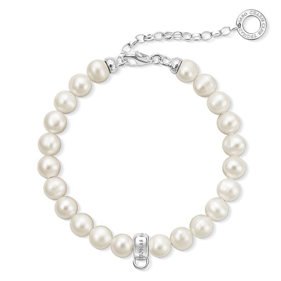 Thomas Sabo Charm Armband Perlen - X0225-082-14-L18,5v