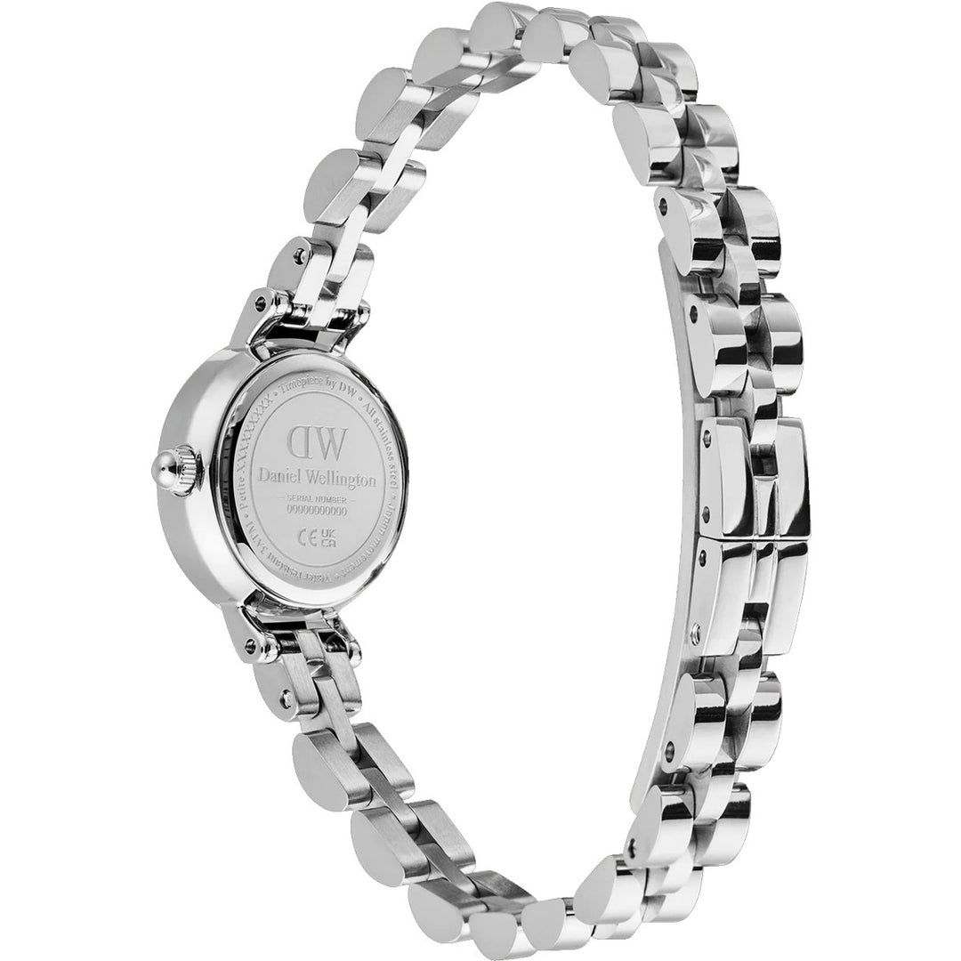 Daniel Wellington Petite Mini Arch 3-link White Silver - DW00100853