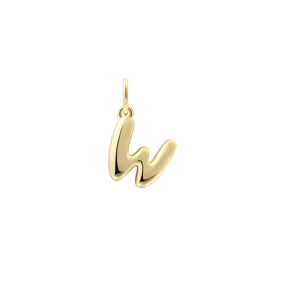 Xenox W Letter Bold Charm - XS10451G/W